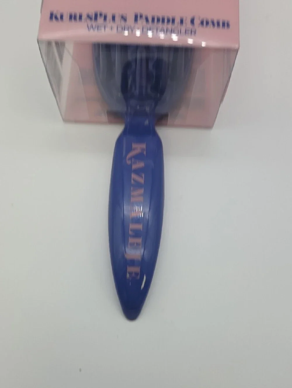 Kazmaleje KurlsPlus Paddle Comb in Blue